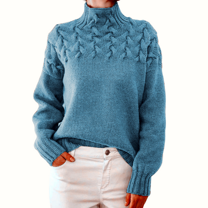 Elena | Maglione a collo alto in lana