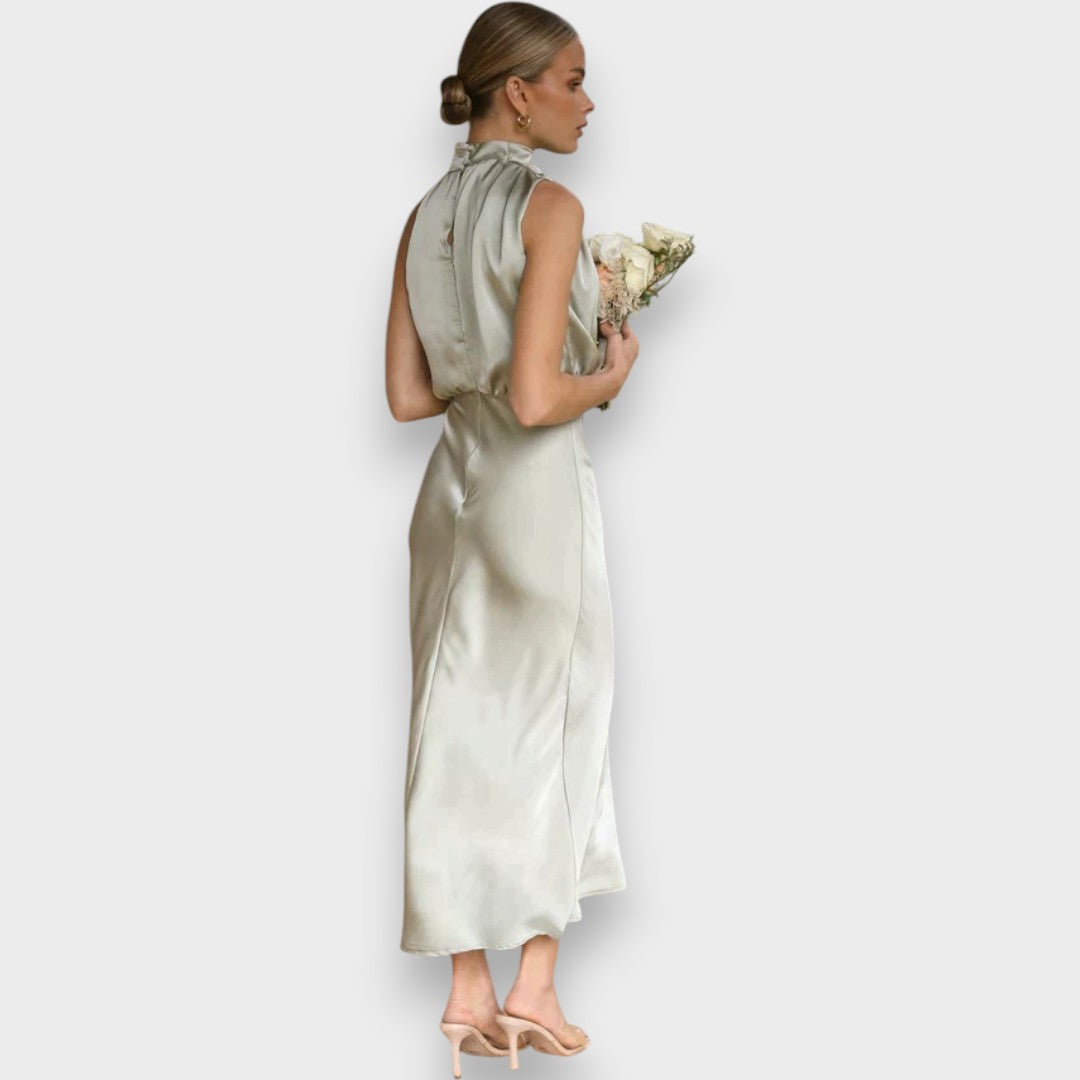 Leonita - Abito elegante di tessuto premium
