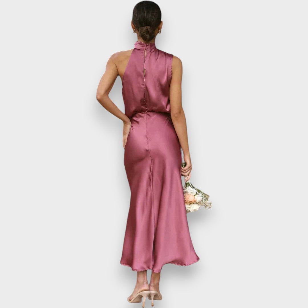 Leonita - Abito elegante di tessuto premium