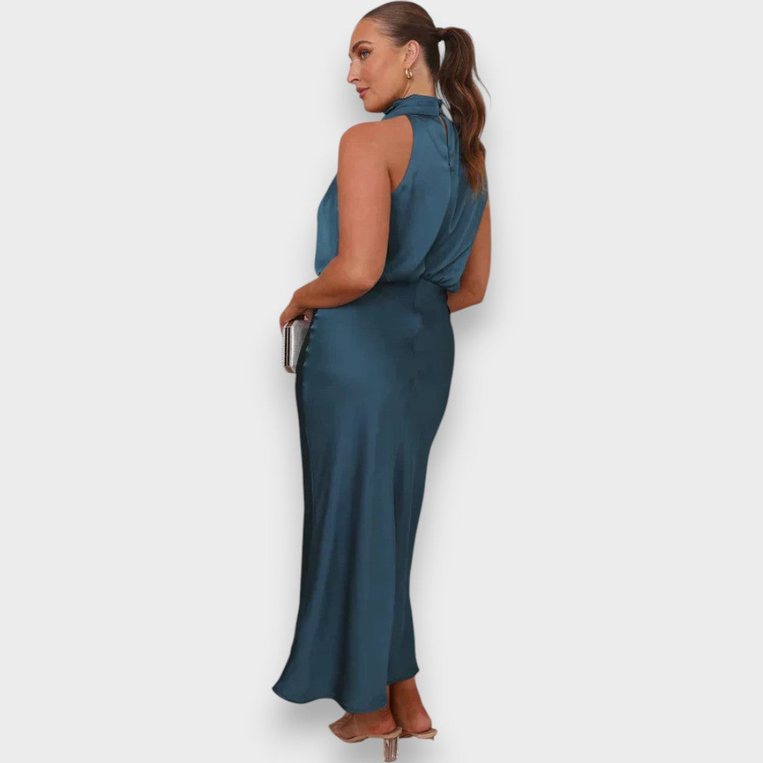 Leonita - Abito elegante di tessuto premium