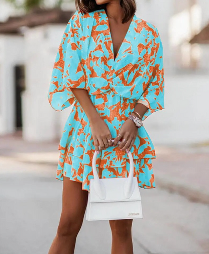 Valeria - Mini Abito Floreale Boho