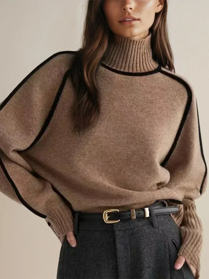 Donna | Maglione Elegante di Collo alto