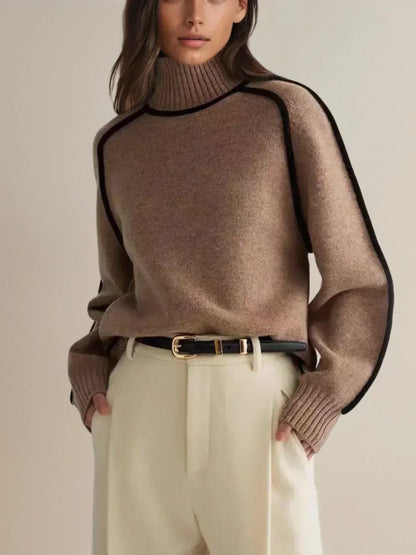 Donna | Maglione Elegante di Collo alto