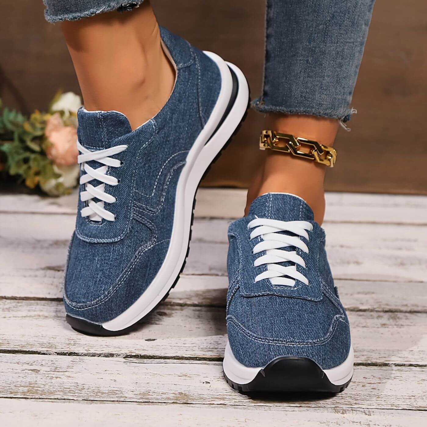 Giocoso - Sneakers di Denim Comode