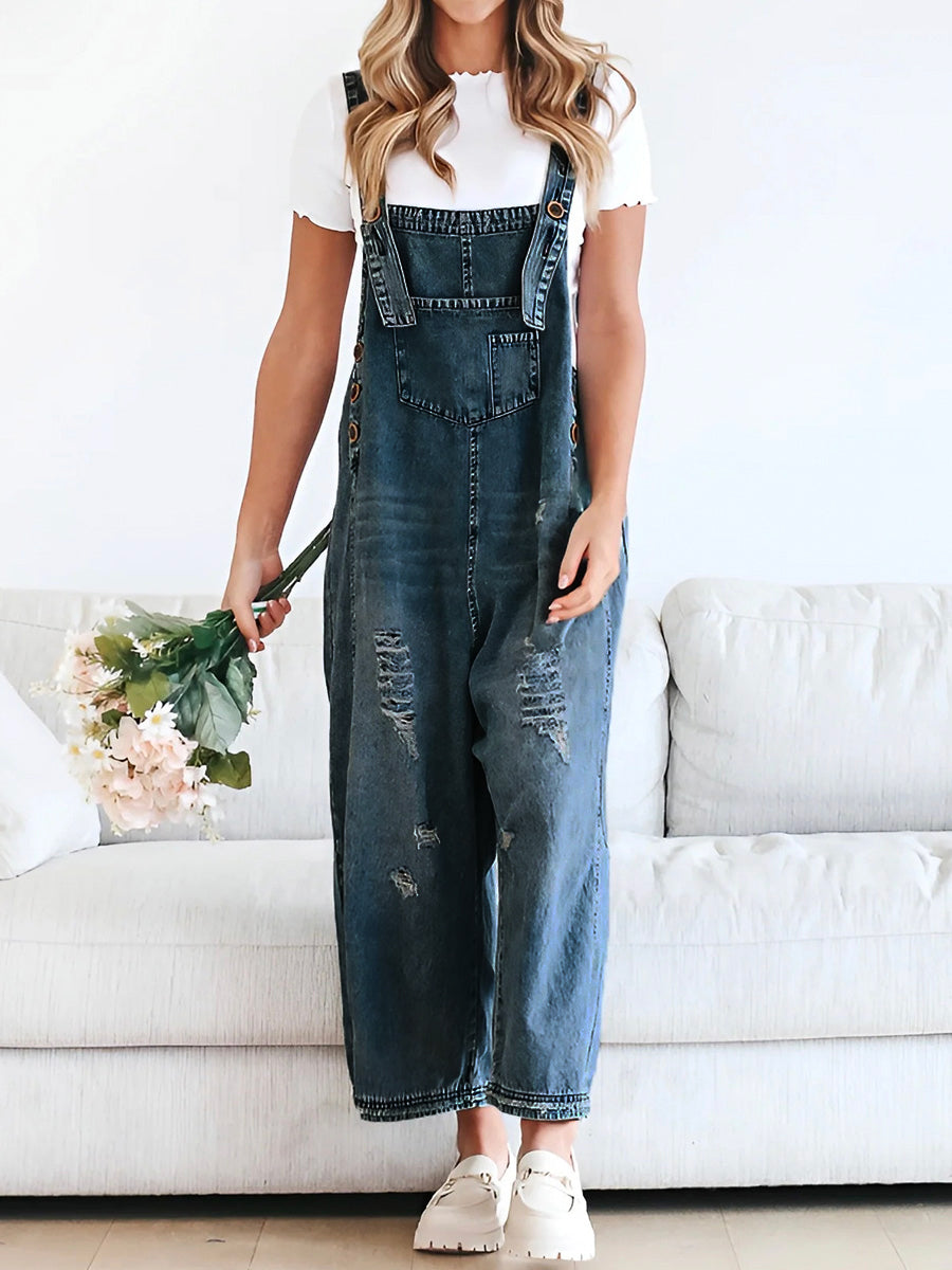 CATALINA – OVEROL DI DENIM LAVAGGIO VINTAGE