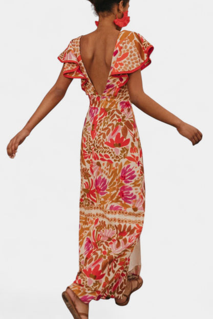 Suzanne Abito maxi Floreale Vivace
