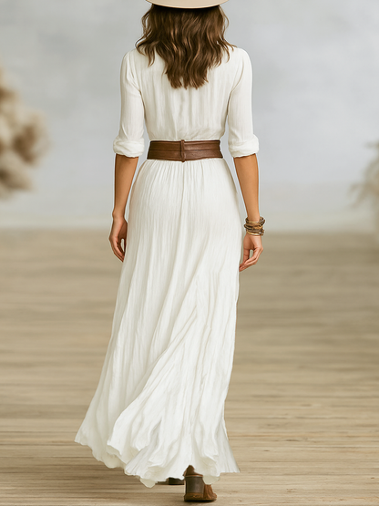 FREYA – ABITO MAXI CON BOTTONI