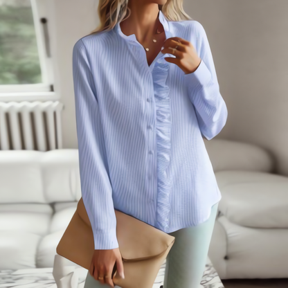 Grace – Blusa con bottoni e Volant