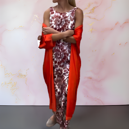 IRAVELLE – ABITO ELEGANTE CON CARDIGAN