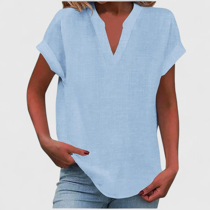 Xavinah | Blusa Comfortevole in V
