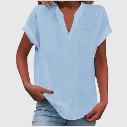 Xavinah | Blusa Comfortevole in V