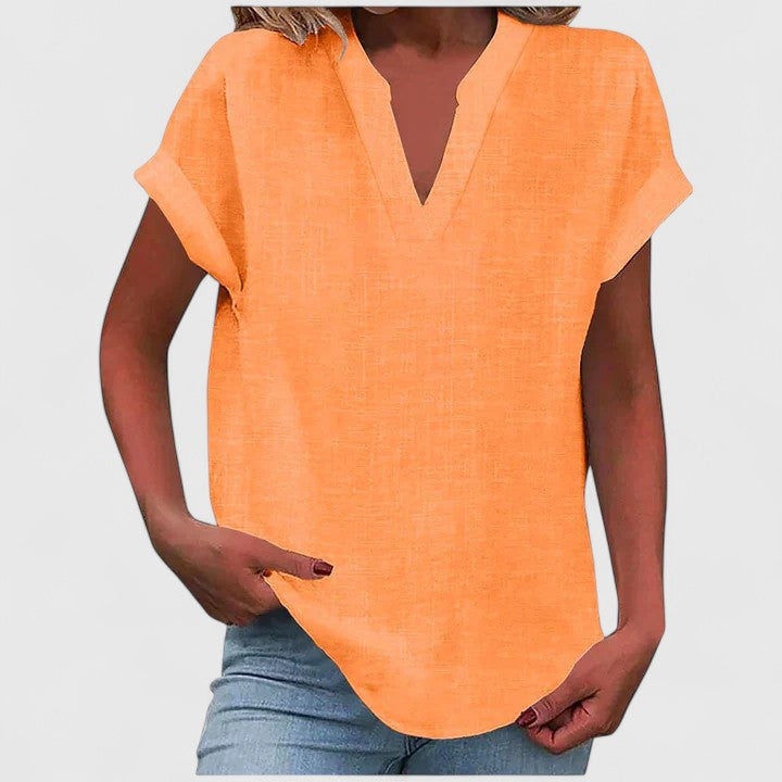 Xavinah | Blusa Comfortevole in V