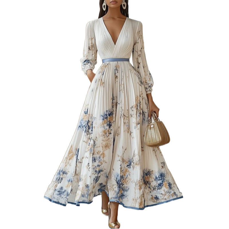 Charmaine | Abito Elegante con Pieghe