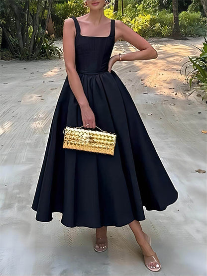 Patricia - Elegante abito midein corte A