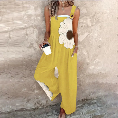 ELLIRA – TUTA SENZA MANICHE CON PANTALONI CULOTTE E VITA REGOLABILE