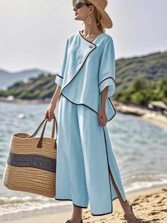 Set boho in lino chic