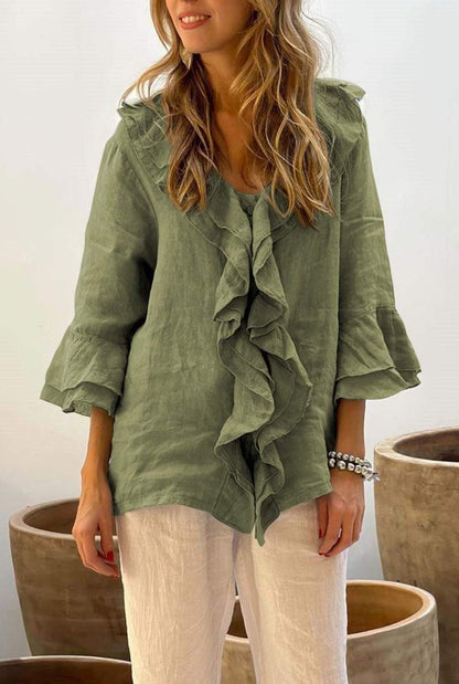 Primula – Blusa Tunica con Volant