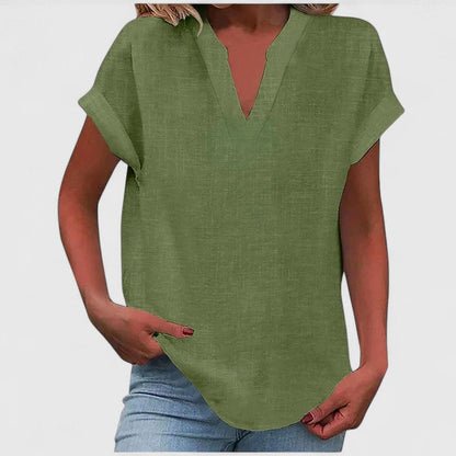 Xavinah | Blusa V-Collo Comoda