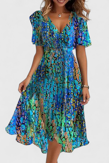 Carene Abito midi con scollo a V