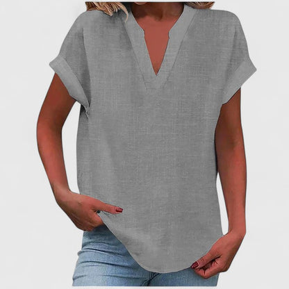 Xavinah | Blusa Comfortevole in V