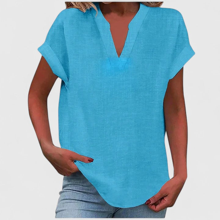 Xavinah | Blusa Comfortevole in V