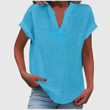 Xavinah | Blusa Comfortevole in V