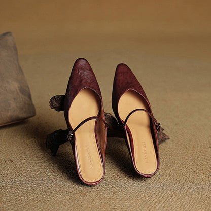 Mule in vera pelle Orella