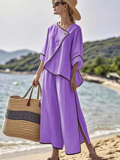 Set boho in lino chic