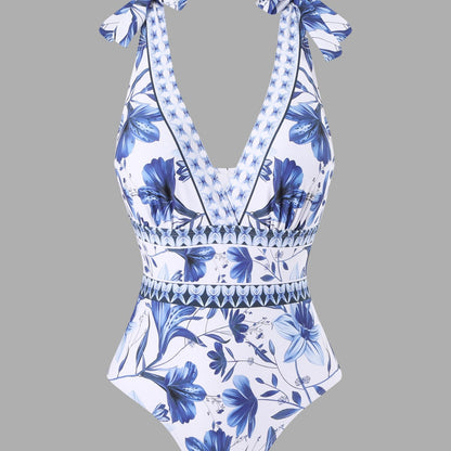 EMBERLY – GONNA A PORTAFOGLIO DI PORCELANA BLU E BIANCA