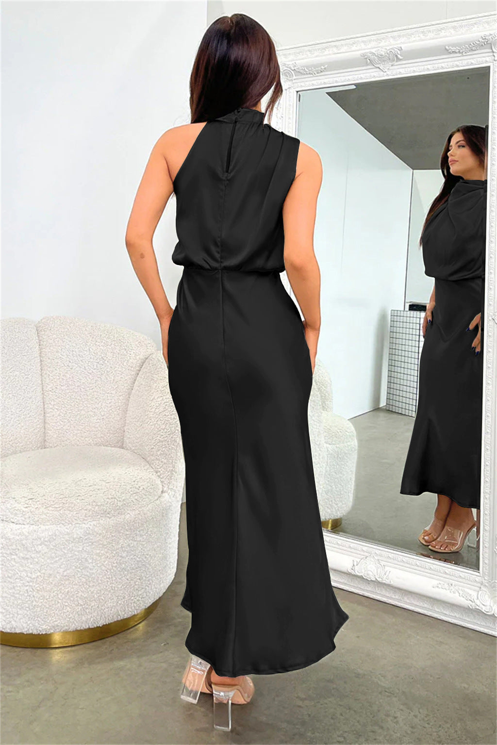 MADDIE – ABITO ELEGANTE CON SCOLLO DRAPPEGGIATO