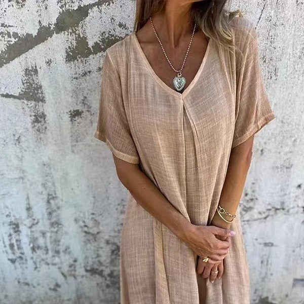 LILIA – ABITO MAXI CASUAL E ELEGANTE DI PRIMAVERA