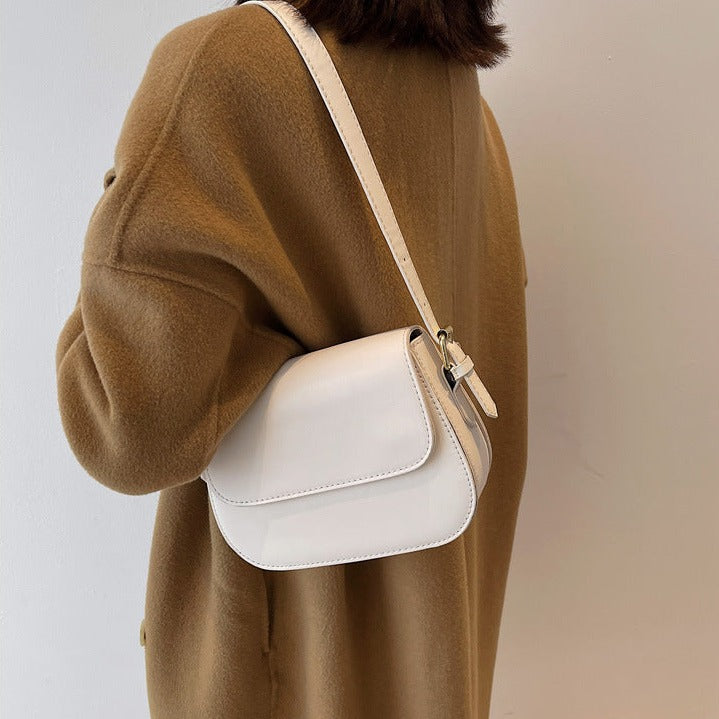 Eldborg | Borsa Elegante di spalla in tonalità nude opaca