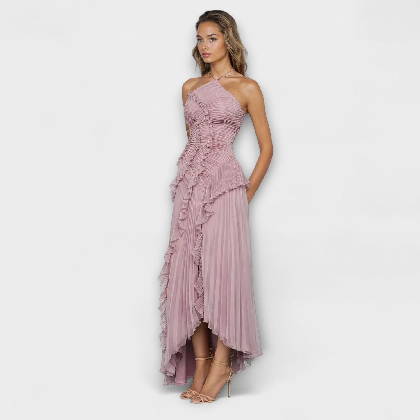 Elisia - Abito Lungo Elegante Senza maniche
