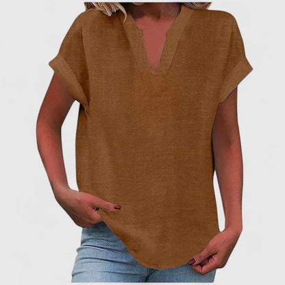 Xavinah | Blusa Comfortevole in V