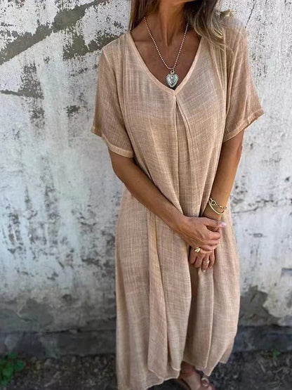 LILIA – ABITO MAXI CASUAL E ELEGANTE DI PRIMAVERA