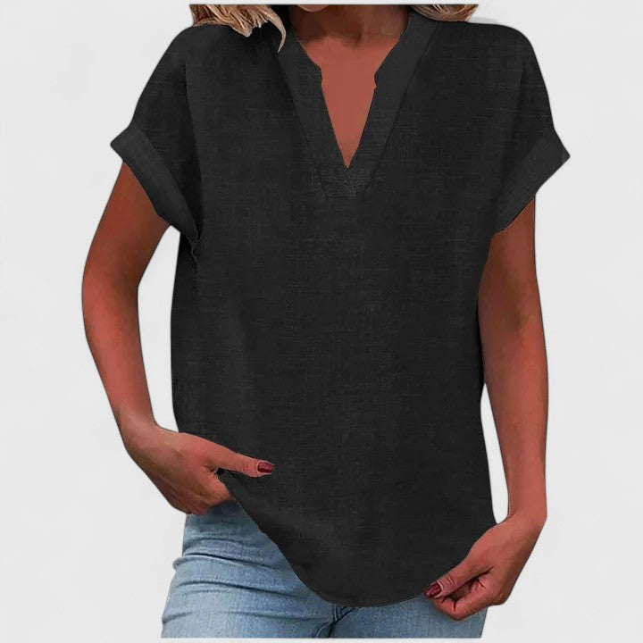 Xavinah | Blusa V-Collo Comoda
