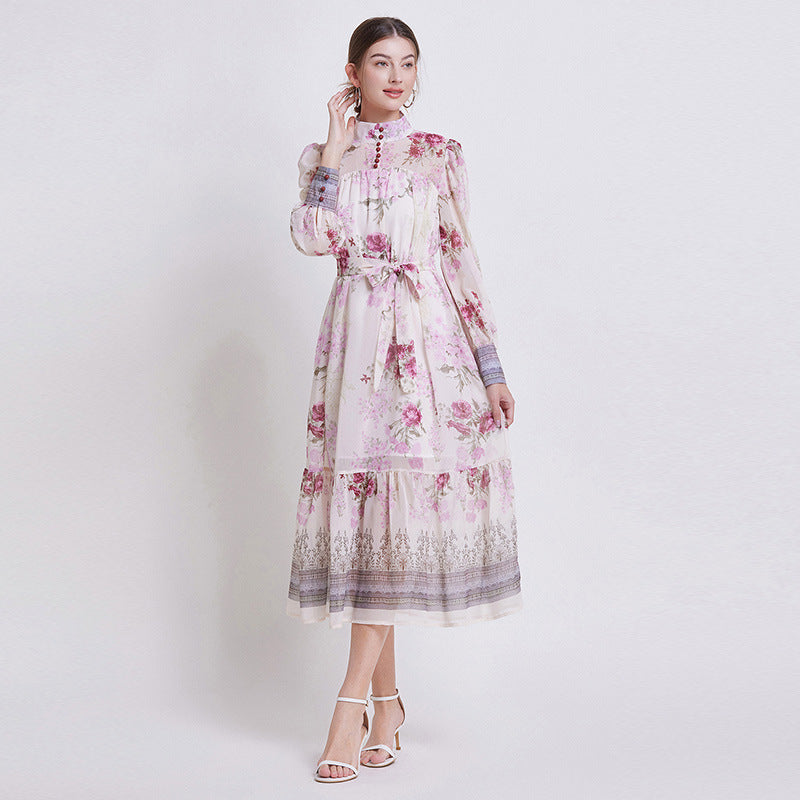 Sarah | Abito elegante di Chifón Floreale
