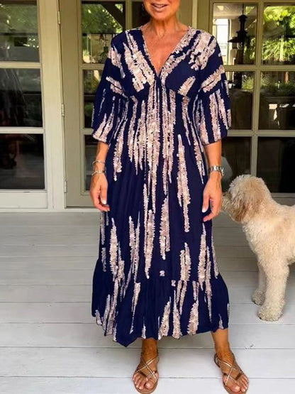 MAELIE – ABITO ESTIVO CON STAMPA TIE-DYE
