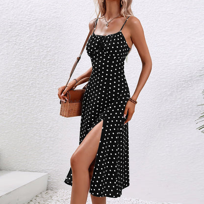 Quenby – Abito Midi di Pois