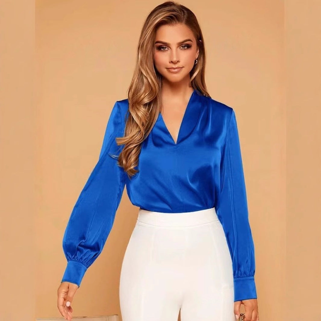 BLUSA CASUAL DI SATIN EMILIE I
