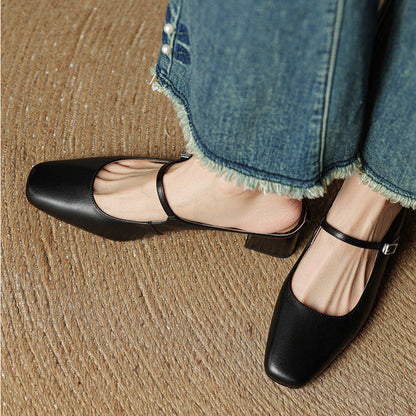 Alicia – Mules in pelle naturale