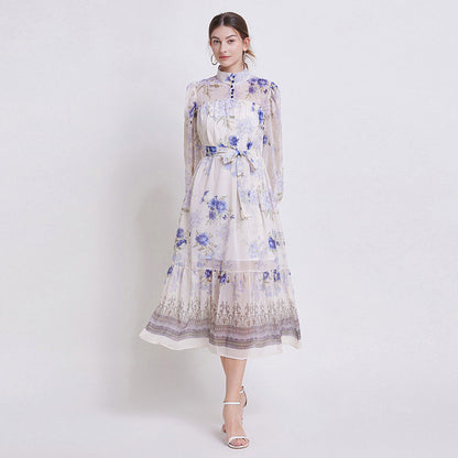 Sarah | Abito elegante di Chifón Floreale