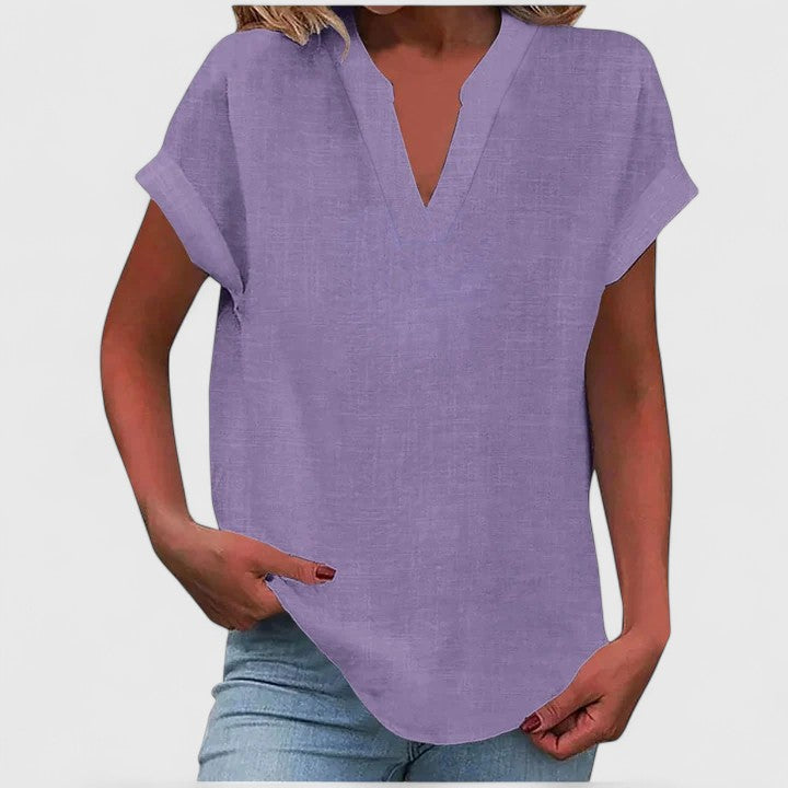 Xavinah | Blusa V-Collo Comoda