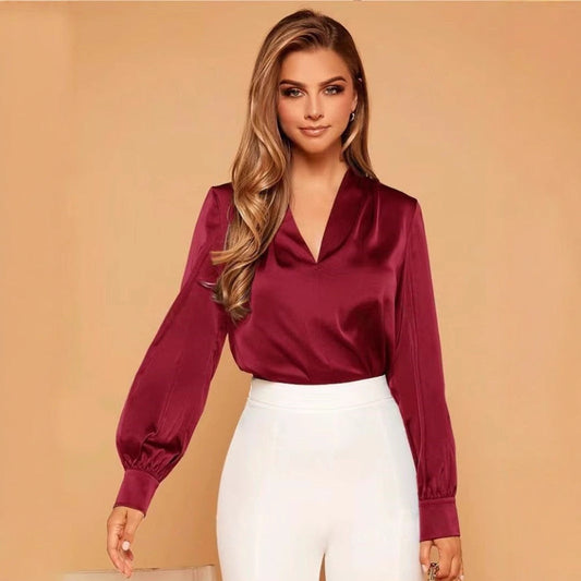 BLUSA CASUAL DI SATIN EMILIE I