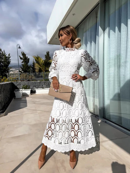 Charlize™ - Abito in pizzo romantico