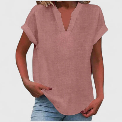 Xavinah | Blusa Comfortevole in V