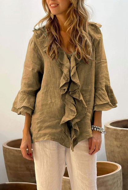Primula – Blusa Tunica con Volant