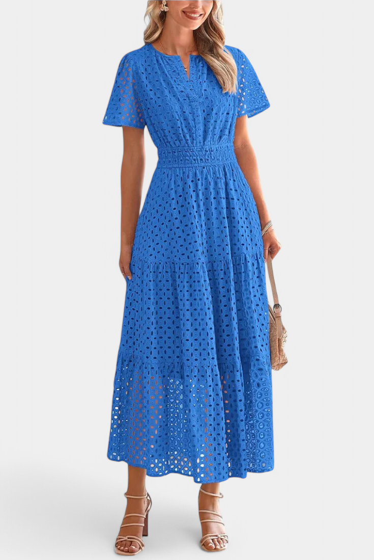 Imani Abito maxi in pizzo Ricamo
