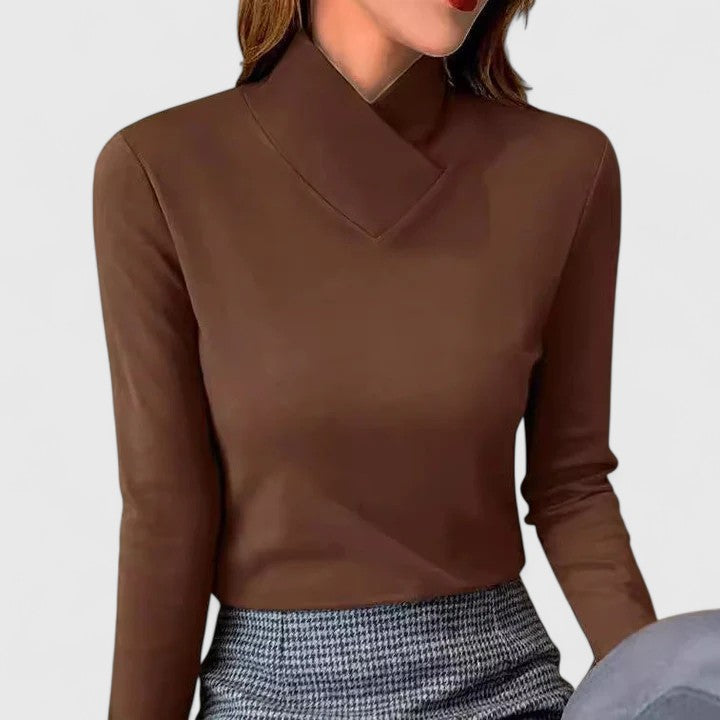 Yulienne | Maglione Elegante di Collo alto