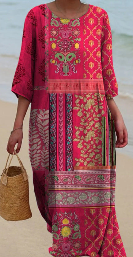 DELILAH – ABITO MAXI DI FIORI AEROSAS